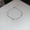 Pulsera Geométrica Redonda de Flor de Zirconia Transfronteriza Europea y Americana Estilo Retro de Moda Pulsera Joyería de Lujo Ligero Al por Mayor