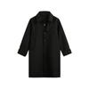 Cattee Ropa Exterior de Lana de Longitud Media para Hombre Otoño e Invierno de Gama Alta Atractivo Holgado Casual Estilo Coreano Chaqueta Cortavientos