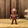 Escultura em Madeira de Ébano Figura do Ultraman Tiga Brinquedo Portátil Peça de Mão Desenho Animado Menino Presente de Aniversário Ornamento