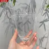 Vaso de cristal de borosilicato para servir té, dispensador de té de vidrio para el hogar, transparente, taza de té japonesa Kung Fu, accesorios aislados para la ceremonia del té