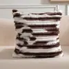 Nueva funda de almohada popular de pelo de conejo de felpa, suave y juvenil, adecuada para oficina, coche, sala de exposiciones, cojín de sofá, transfronterizo