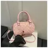 Estilo Coreano Bolinhas Fresco 2026 Oval Outono Novo Doce Cool Textura Moda Elegante Ombro Único Transversal de Ombro Bolsa de Mão
