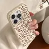Funda Retro Corazón Estampado Leopardo Adecuada para Apple 17, iPhone 16 Cobertura Completa, 18 Pro Max Personalizada, 13 Funda Suave al por Mayor