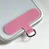Parche de Lanyard para Teléfono de Tela Curada Almohadilla Fija en Forma de T Anti-Pérdida Funda de Teléfono de Tela Colorida Accesorio Fijo para Colgar No Poroso