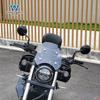 Para-brisa muscle car Wolf para Honda CM300/500 para-brisa retrô para-brisa pequeno com suporte de navegação modificação