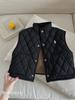 Chaleco de Algodón para Niños Oso Pequeño Otoño Invierno Chaleco Acolchado de Moda para Niños Chaqueta de Algodón Engrosada para Bebé Niño Pequeño Transfronterizo