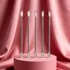 Herramienta para el cuidado de las uñas: Raspador Inclinado de Doble Punta de Acero Inoxidable Que No Dañará la Uña Natural, Usado para Raspar la Piel Muerta