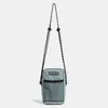 Bolso bandolera mini de moda para mujer, versátil y a la moda, popular entre los influencers, bolso pequeño ligero para hombres y mujeres, bolso bandolera para teléfono