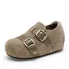 Zapatos Birkenstock Mujer 2026 Otoño/Invierno Nuevos Aumento de Altura Interior Retro Suela Suave Perezoso Casual Zapatos Birkenstock 33162