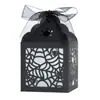 Teia de Aranha Halloween Hueco Lâmpada Eletrônica Velas Abajur Gaze Preta com Caixa de Papel e Lanterna Pendurada de Papel Translúcido