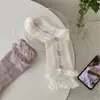 Boca de burbuja capullo de flor lazo flor pequeña calcetines mujer primavera otoño sin costuras calcetines de media pantorrilla ins de moda estilo japonés calcetines holgados moda