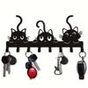 Gancho Decorativo de Metal Transfronteiriço Suporte de Parede de Ferro Forjado Porta-Chaves Cabide de Chaves de Entrada