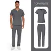 Ropa de Trabajo para Hospital, Doctor, Enfermera de Talla Europea para Hombre Ropa Lavable a Mano Ropa de Enfermera Ropa de Trabajo Uniforme de Enfermera para Salón de Belleza