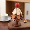 Tapete Aislante Creativo y Lindo, un Posavasos de Árbol, Decoración de Mesa, Creativo Hogar Anti-Escaldaduras y Resistente a Altas Temperaturas Plegable Tapete para Olla