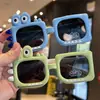 Gafas de Sol de Silicona para Niños con Forma de Dinosaurio para Niños y Niñas, Lentes Polarizadas que No Lastiman los Ojos, Gafas de Sol para Proteger del Sol Infantiles, Lindas