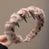 Diadema de Peluche Especial para Lavado Facial Coreano Diadema Exquisita de Alta Gama para Chicas Pinza para el Cabello Esponjosa Pinza para el Cabello Goma para el Cabello Tocado