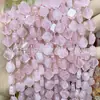 Cuarzo Rosa Ojo de Tigre Lapislázuli Amatista Trébol de Cuatro Hojas Cuentas Sueltas de 11 mm DIY Pasador Accesorios para el Cabello Pulsera Accesorios para Collares Venta al por Mayor