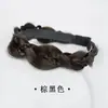 Pasador Trenzado con Dientes, Pinza para el Cabello Antideslizante, Diadema con Agujero para el Cabello, Accesorios para el Cabello, Accesorios para el Cabello Corto Coreano, Peluca para Mujer, Esponjoso
