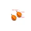 Colgante Serie Frutas de Acero Inoxidable Colgante Sólido de Calabaza Fresa Accesorios Versátiles para Collares Pendientes Accesorios