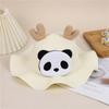 Sombrero de panda con diseño de dibujos animados para viajes, ideal para adultos, hombres y mujeres, ideal para el sol, protector solar tejido y para niños.