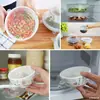 Tapa Multifuncional de Silicona para Bol Transfronteriza Juego de 6 Piezas Tapa para Conservar Fresco Refrigerador Microondas Horno Envoltura de Plástico Sellada Tapa de Silicona