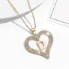 Collar Versátil de Lujo Ligero con Letra de Corazón para Mujer, Regalo de Moda de Nicho para el Día de San Valentín Chino para Novia, Regalo para Mamá