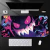 Mouse Pad Gengar Extra Grande para Computador Escritório Jogo Pokemon Anime Pad para Teclado Meninos E-Sports Antiderrapante Pad de Mesa