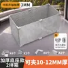 Abrazaderas fijas de placa acrílica engrosada, abrazaderas para azulejos de vidrio, fregaderos para verduras, macetas, jardineras, soportes de accesorios de aleación de aluminio