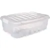 Caixa plástica multiuso Gran Box Baixa Incolor 26,5L
