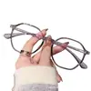Nuevas Gafas de Lectura Poligonales Transparentes, Modernas, Frescas y Dulces para Mujeres, Personas de Mediana Edad y Mayores, Protección Ocular de Alta Definición, Montura Ultraligera