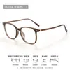 Armazón de gafas de color té frío iluminador tr90 gafas ultraligeras para mujer, estilo celebridad de internet 26244, armazón de gafas para miopía liso al por mayor