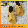 Zapatos Planos Estilo Bosque Versátiles de Moda Estilo Birkenstock con Punta Abierta Nuevos Verano y Otoño 2025 Sandalias Romanas con Cordones Estilo Retro Francés para Mujer