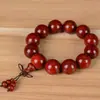 Material de Barro de Sangre de Pollo, Pulsera Auténtica de Palo de Rosa Estrella Dorada, Cuentas de Sándalo de Sangre de Alta Densidad, Joyería de Madera para Hombres y Mujeres