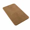 Alfombra de Piso Absorbente Antideslizante de Felpa de Fibra para Baño Alfombra Bordada Resistente a Manchas para el Hogar Alfombra para Puerta de Entrada Felpudo