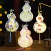 Festival do Meio Outono Lanterna Pequena 2025 Nova Bolsa Infantil Abóbora Lanterna Luminosa Jardim de Infância Material Artesanal DIY Pacote