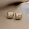 Pendientes de Cubo de Azúcar Cuadrados Rojos Ankela para Mujer, Pendientes Cuadrados Vintage de Lujo Ligero para Año Nuevo, Pendientes Rojos Versátiles, Artículo Popular de Tiktok