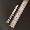 Mercancía del juego Delta Force: Cuchillo Mu'en, hecho de aleación de zinc, utilería de modelo, juguete, artículo decorativo