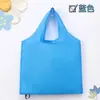 Bolsa de Compras Plegable Personalizada de Poliéster 210T Bolsa de Almacenamiento Plegable Bolsa Portátil Ecológica Bolsa de Compras para Supermercado Bolsa Tote para Comestibles