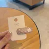 Nuevo Pasador de Pelo Pequeño de Cristal Estilo Niña Dulce con Pedrería, Pinza Bb Brillante para Niños, Elegantes Mechones Laterales y Accesorios para el Cabello