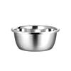 Juego de Cesta de Drenaje para Fregadero de Cocina de Acero Inoxidable, Bol Espesado para Batir Huevos y Bol para Olla Caliente, Bol para Sopa, Almacenamiento