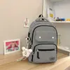 Nova Mochila Simples Xadrez Estilo Coreano para Alunas, Mochila Escolar Leve e Estilosa para Homens, Casual, Redutora de Peso, Mochila à Prova d'Água