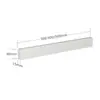 Soporte Magnético para Cuchillos de Acero Inoxidable Blanco y Negro Dimensional, Almacenamiento sin Taladro para Cuchillos de Cocina y Cucharas