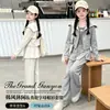 Conjunto de Otoño para Niñas 2026 Nueva Tendencia Ropa Popular de Otoño para Niños Pantalones de Campana Elegantes para Niñas Conjunto de Otoño