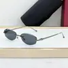 Ct0468 Marco de Titanio Estilo de Lujo Estático Transfronterizo Gafas de Sol de Moda Europeas y Americanas Kajia Ct Vacaciones Fiesta Ovaladas Gafas de Sol para Hombres y Mujeres