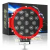 Luz de Trabajo LED para Coche de Aluminio Completo de 7 Pulgadas, 17 LEDs, 51W, Luz LED para Coche, Foco Todoterreno Modificado, Luz para Vehículo de Ingeniería