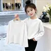Camiseta de Manga Larga para Niña 2026 Primavera/Otoño Nuevo Estilo Moda Infantil Marca de Tendencia Versátil Capa Base Top Holgado para Niñas Pequeñas