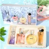 Set de Cuatro Piezas de Perfume Femenino Midnight Rose Transfronterizo, Fragancia Fresca Floral y Frutal de Larga Duración, Caja de Regalo de Eau De Toilette Masculino Blooming