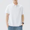 Roupas Masculinas Camisa Polo 2025 Berlim Simples Casual Masculina Nova Manga Curta Verão Versátil Top Solto