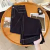 Jeans de Pierna Ancha Azul Oscuro para Mujer Primavera y Otoño, Elegantes Ligeramente Acampanados Elásticos Sueltos Rectos de Longitud Completa