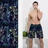 Pantalones de Playa Multicolor para Hombre Talla Grande Secado Rápido Sueltos Finos de Cinco Puntos Pantalones Cortos para Hombre Deportivos Casuales Estampado Digital